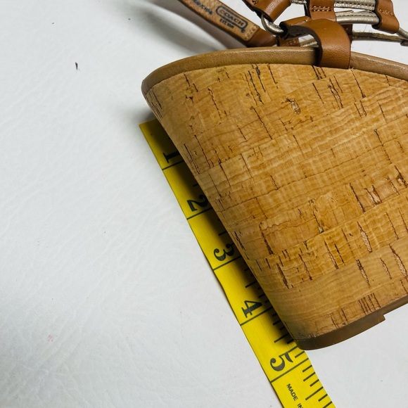 Coach womens wedges size Georgina size 7.5 - Picture 6 of 9